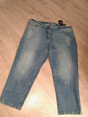 Ulla Popken Mom-Thermojeans Jeans Gr. 27 neu Etikett blue denim Curvy High Waist