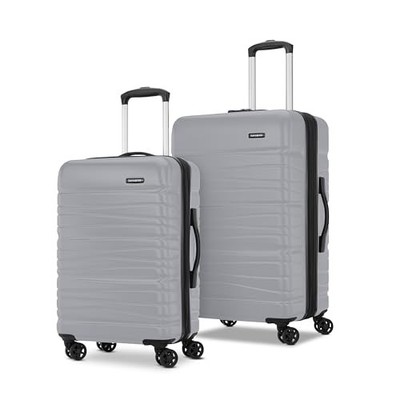 SAMSONITE EVOLVE SE HARDSIDE EXPANDABLE LUGGAGE WITH SPINNERS 2PC SET - TITANIUM