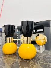 Handmade Brass Wall Sconce MidCentury Italian Diabolo Fixture Christmas Gift