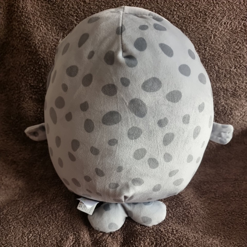 ODILE the Seal Squishmallow Grey Fur Seal Plush Toy, with