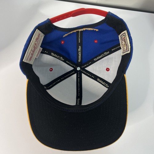 Denver Nuggets Mitchell and Ness Hardwood Classic Snapback Hat - Picture 6 of 8