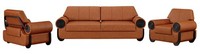 Sofagarnitur 3+1+1 Sitzer Set Wohnzimmer Exzellenz ÄSthetik Eleganz Polster Lux