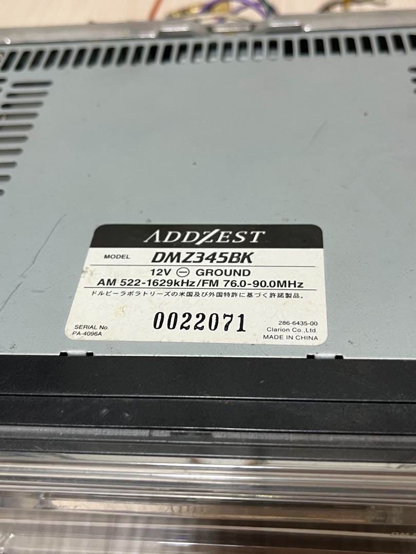 Clarion ADDZEST DMZ345BK CD / MD Player | eBay