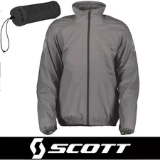Scott Ergo Pro DP Rain Jacket WATERPROOF BREATHABLE Motorbike Rain Jacket Grey