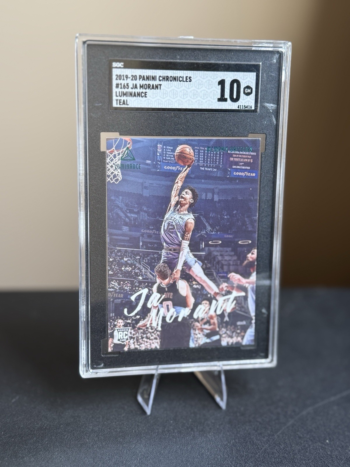 2019-20 Panini Chronicles - Luminance Ja Morant #165 Teal (RC)
