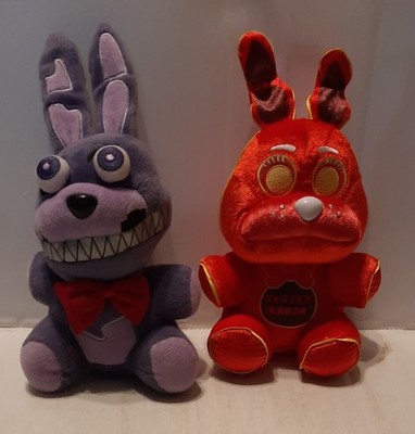 2 x 9 Zoll Five Nights at Freddy's Bonnie Stofftier Plüschtier - Systemfehler rot & normal