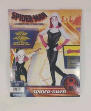 Spider-Gwen Stacy Jumpsuit Spider-Woman Zentai Tight Cosplay Costume Kids XL