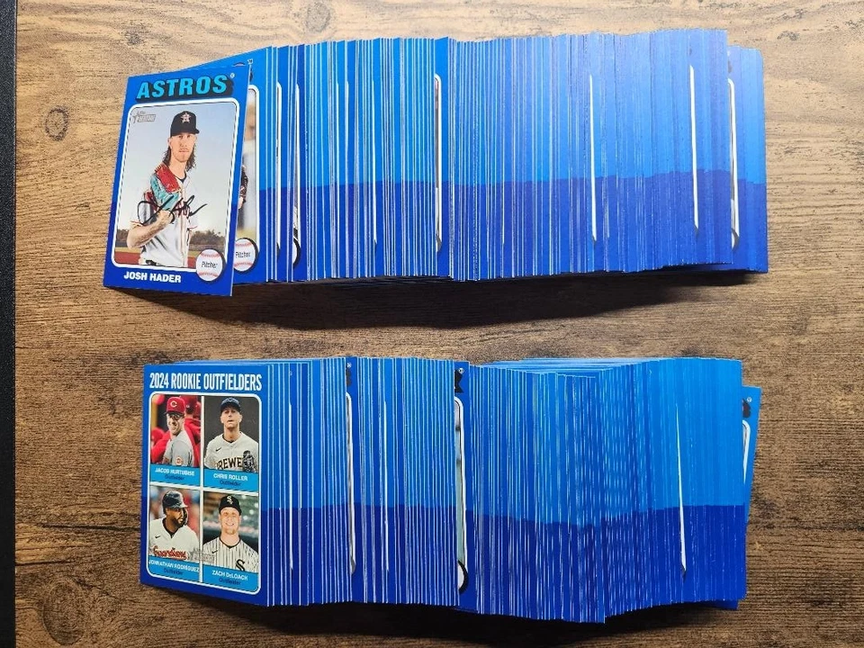 2024 TOPPS HERITAGE HN #'S BLUE BORDER YOU PICK COMPLETE YOUR SET W/SP'S MINT! - Image 1 of 1
