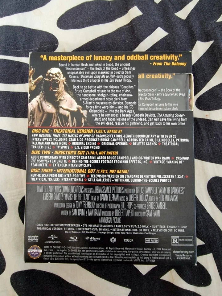 Army of Darkness Blu-ray Region A, Scream Factory with Slipcover - Image 2 of 4