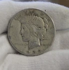 1934 S US Peace Silver Dollar $1 VG Semi Key Date