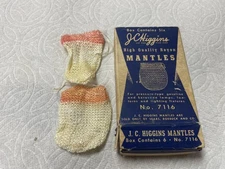 VINTAHE J.C. HIGGINS LANTERN MANTLES WITH BOX COLEMAN