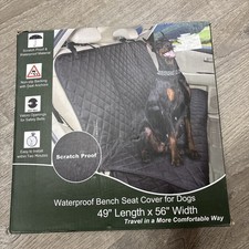 YesYees Waterproof Bench Seat Cover for Dogs 49" x 56"