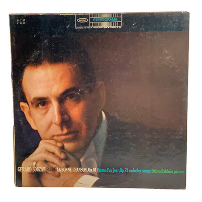 Gerard Souzay Fauré La Bonne Chanson Op.61 Epic BC 1122 Stereo Vinyl LP