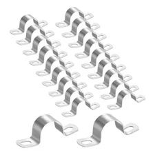 20-Pack Conduit Clamps, 1" M25 304 Stainless Steel Rigid Pipe Strap