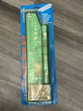 Rolling Ruler Balancing Scale Parallel Circle Compass T Square Geometric Vintage