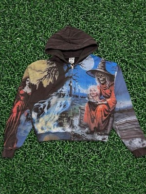 Vale Forever Valley Dreams  Ether  Zip Up Hoodie Medium