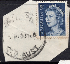 -6 JY 68 QUILPIE, QLD-AUST complete circular postmark 5c  QEII