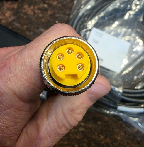 Turck 15M Single End Cable 5-Pin 7/8-16 Female 18GA Shielded Marine Free Ship