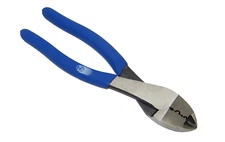 8" Crimping Plier Wire Cutter Pliers  Drop Forged Steel Comfort Grip Handle