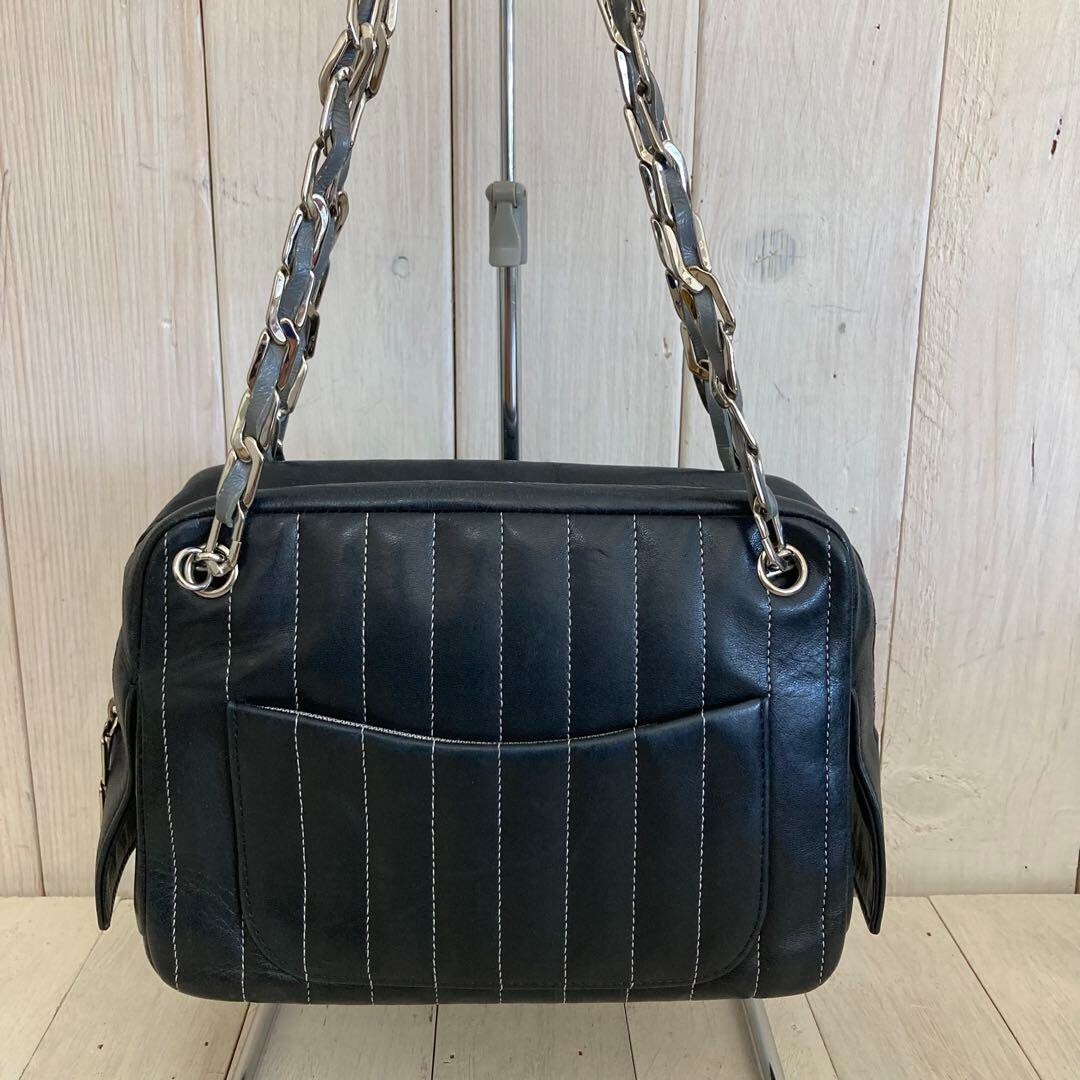 Chanel Mademoiselle New Chain Strap Shoulder Bag Black-image