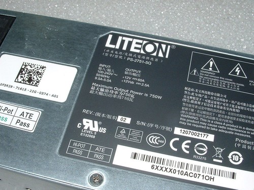 Quanta S210-X12RS 1U Server 2x Xeon E5-2670 v2 2.2ghz 20 Cores / 192gb / 4xTrays - Picture 5 of 5