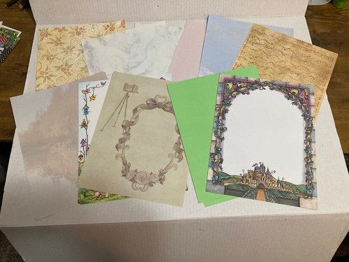 Scrapbook Paper 8 1/2 x 11 - 50 Sheets Mixed Lot - Picture 16 of 19