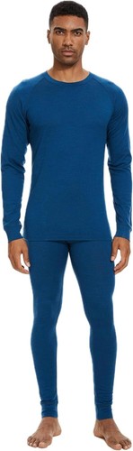 Conjuntos de capa base 100 % lana merino para hombre cálidos camisas UT inferiores largos Johns - Imagen 36 de 47