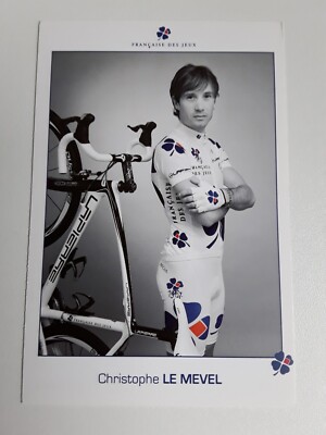 RADSPORT Radfahrerkarte CHRISTOPHE LE MEVEL Team LA FRANÇAISE DES GAMES 2009.