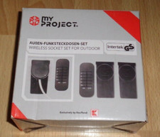 Outdoor Funksteckdosen Set,3-teilig,NEU!