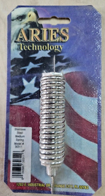ARIES TECHNOLOGY MODEL 30311 STAINLESS STEEL MEDIUM CB ANTENNA SPRING ...