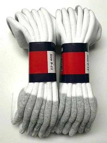 3 o 6 pares de calcetines gruesos blancos de corte bajo acolchados para trabajo/deporte talla 9-11 EE. UU. - Imagen 5 de 6