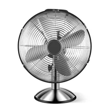 12 Inch Stand Fan 3 Settings Speeds Horizontal Ocillation 75° 