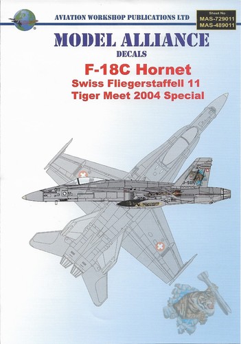 ML489011 Model Alliance 1:48 McDonnell-Douglas F/A-18C Hornet Swiss Tiger Meet - 第 1/5 張圖片