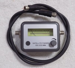 Satellite Signal Path Locator w/ Cable * Strength Meter * FREE SHIPPING