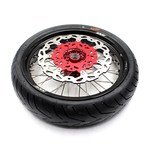 KKE 17" Supermoto Tires Wheels Fit Honda CRF250R 2004-2013 CRF450R 2002-12 Rims - Picture 3 of 12
