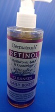 DERMATOUCH RETINOL HYALURONIC ACID CUCUMBER FACIAL CLEANSER DAILY BOOST 8FLOZ