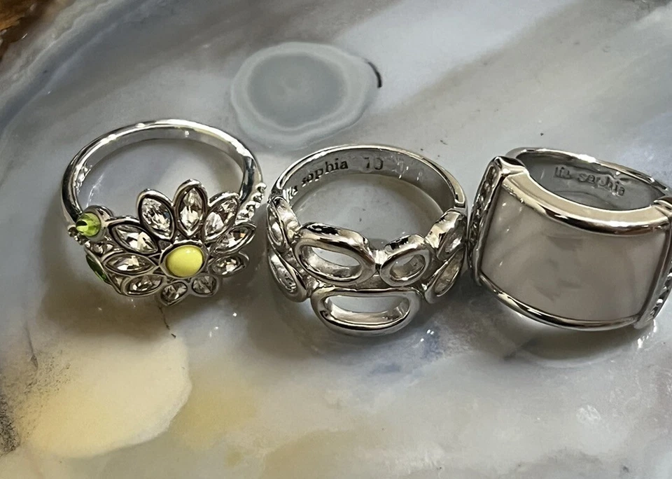 Lia Sofia Lot Of 3   Rings - Image 4 of 4