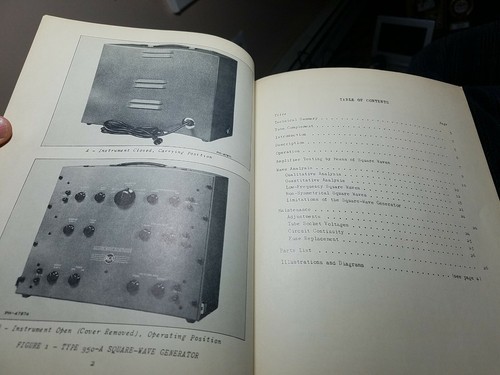 RCA SINE/SQUARE WAVE AUDIO GENERATOR - 350-A Manual Only (FREE SHIPPING!) - Picture 4 of 4