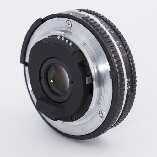 Near Mint Nikon Ai-s Nikkor 45mm f/2.8 P Black Pancake Lens From Japan - Bild 5 von 8