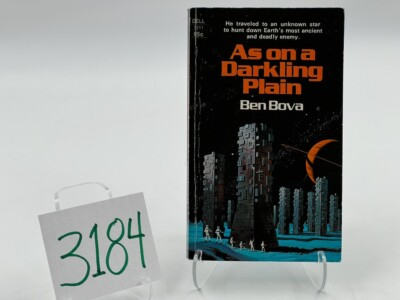 #ad Ben Bova As on a Darkling Plain PB Dell 1st Printing Aug 1974 $6.95