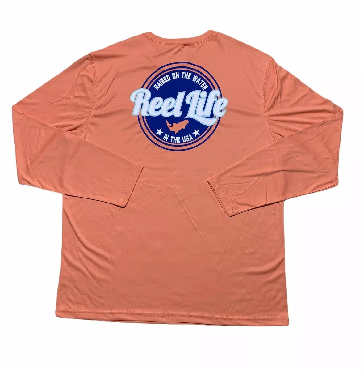 Reel Life Sun Defender Raised On The Water Shirt Men's 2XL $39.99