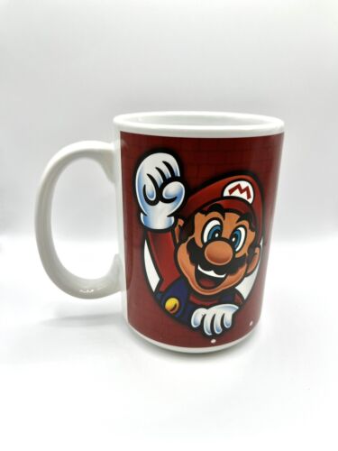 Super Mario Bros Coffee Mug Gift NEW Video Games Vintage - 第 1/3 張圖片