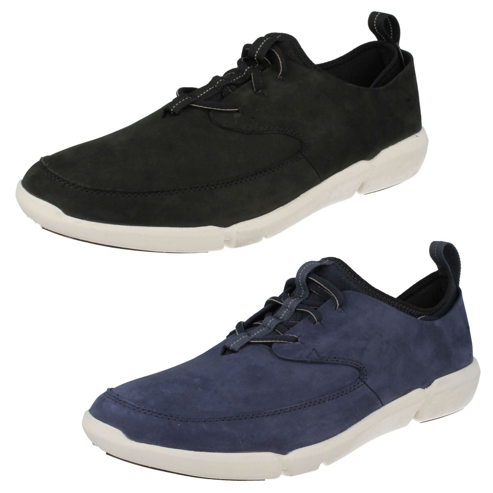 Men's Clarks Lightweight Lace Up Casual Trainers Shoes Style - Triflow Form Men's Clarks Lightweight Lace Up Casual Trainers Shoes Style - Triflow Form