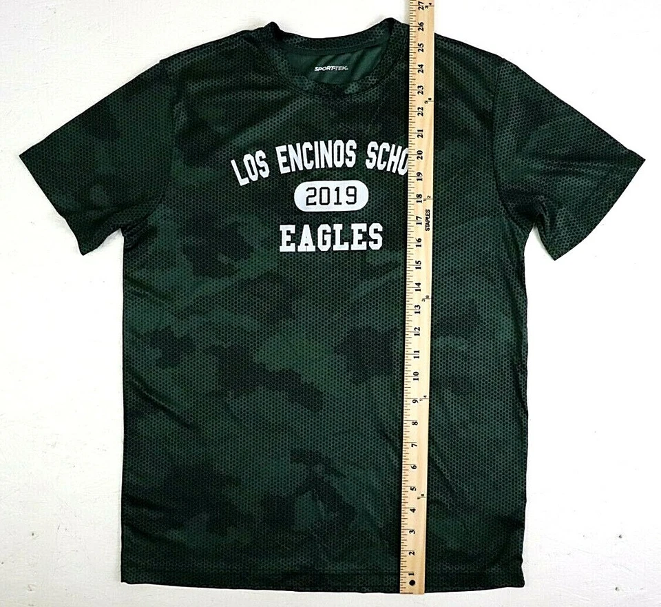 Camiseta Los Encinos School Eagles Juvenil XL Sport-Tek 100% Poliéster Activo Foto 4 de 4