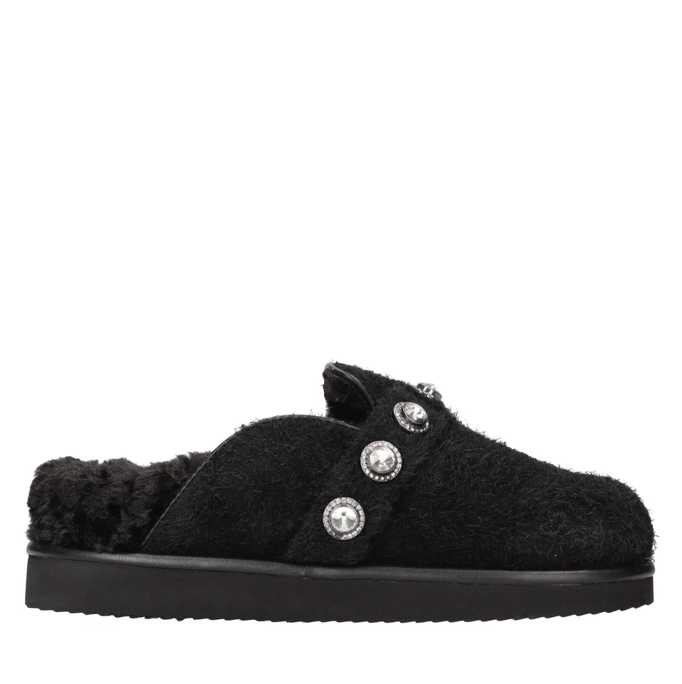 ORSON CRYSTAL MULE Mules e sabot KURT GEIGER Donna Nero AMT01_KURT - Imagen 2 de 4