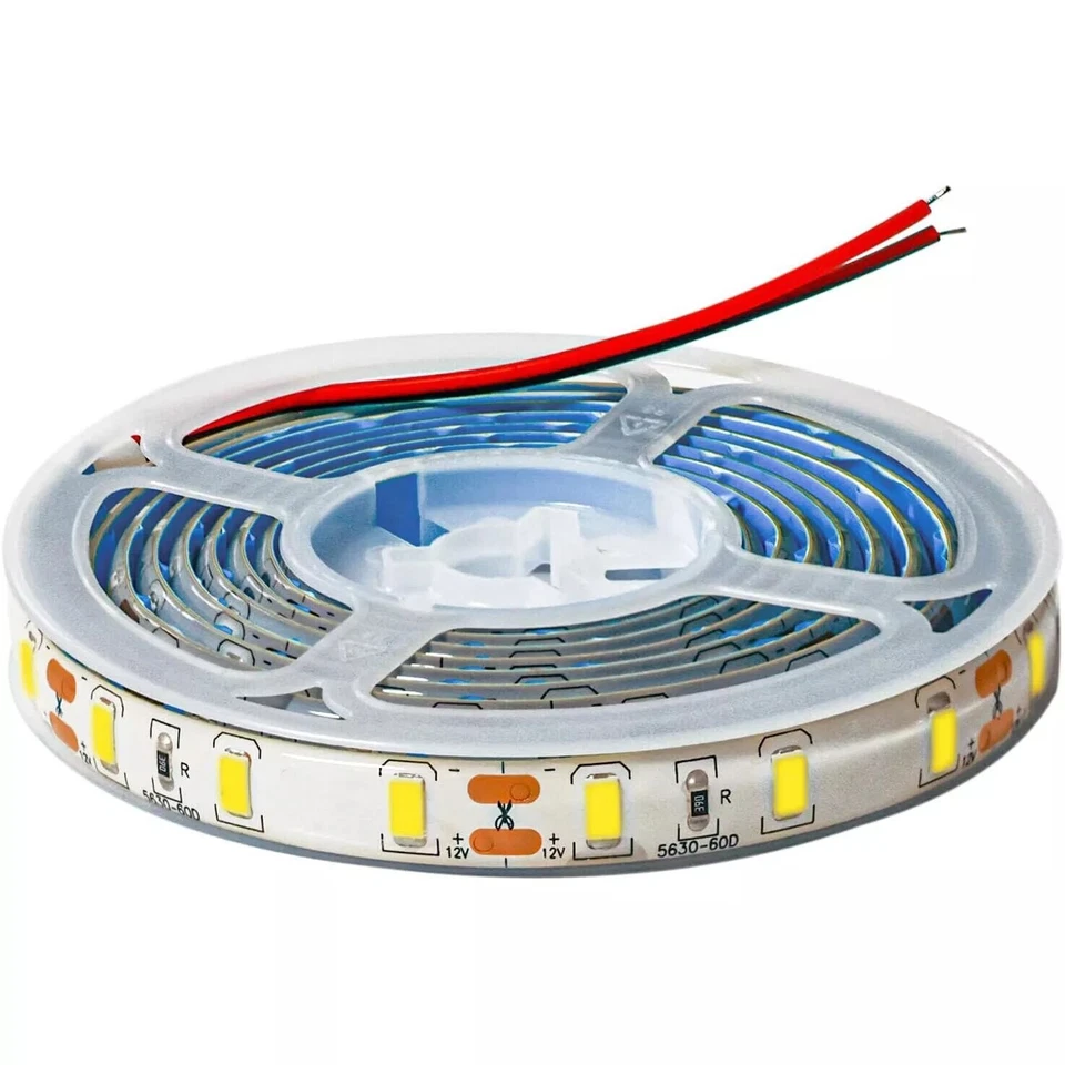5M/16.4Ft 300 LED Strip Light 3528 5050 5630 SMD RGB Ribbon Tape Waterproof 12V - Image 4 of 4