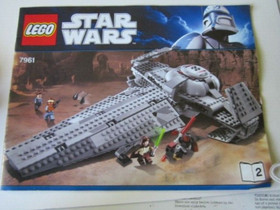 lego instructions star wars 7961 parts 1 and 2, part 1 and 2