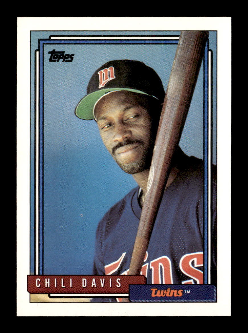 Ｎｏ．445様 1992 Topps #118 Chili Davis Minnesota Twins GEM-MT Baseball