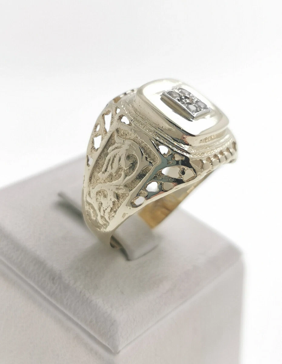 Men Ring Signet Ring Gold Ring 14 Carat 585 Gold 7 1 Gram Ring