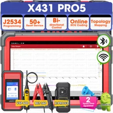 2025 LAUNCH X431 PRO 5 PAD V+ Car Diagnostic Scanner Tool Programming Key Coding
